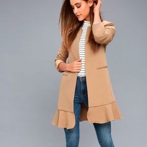 Lulus- Tan Blazer